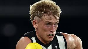 Joey went bang off one step for his first goal in AFL footy! A great moment  for the 24-year-old from Wangaratta 🥰