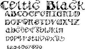 Patrick's celtic font, gothic font, silhouette & cricut, bonus ttf. Irish Celtic Font Alphabet Letters Celtic Fonts Celtic Alphabet Lettering Fonts