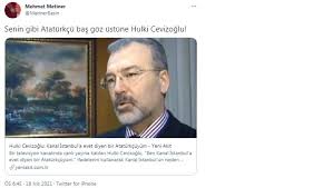 Hulki cevizoğlu , hulki cevizoğlu biyografi , hulki cevizoğlu hayatı, hulki cevizoğlu özgeçmişi , hulki cevizoğlu hakkında , hulki cevizoğlu doğum yeri , hulki cevizoğlu fotoğraf. Hulki Cevizoglu Kanal Istanbul A Evet Dedi Metiner I Ve Yeni Akit I Sevindirdi
