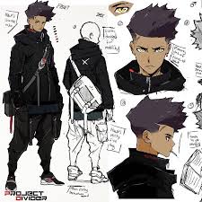 Beautiful Concept Art From The Lucas Brothers For Their New Webcomic Projectdivider How Anime Character Design Concept Art Characters Black Anime Characters