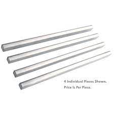 Rub rail suproflex rigid vinyl. 12 Inch Bullnose Stainless Steel Border Liner Chair Rail Trim