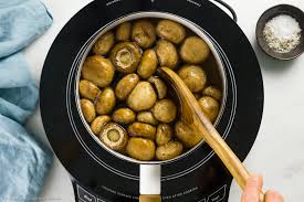 Serve with a slotted spoon. Easy Marinated Mushrooms Recipe No Spoon Necessary