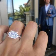 Simply Tacori Princess Diamond Side Stone Engagement Ring Setting Diamond Wedding Band Sets Side Stone Engagement Ring Engagement Rings