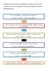 Bagai aur dengan tebing • bulat air kerana pembetung, bulat manusia kerana muafakat. Doc Karangan Lawatan Ke Rumah Orang Tua Docx Seng Hau Loh Academia Edu