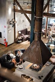 The Steam Hotel Fireplace Design Rustic House Rustic Home Design