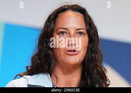 Olympic Water polo player Maggie Steffens poses for photo at the 2016 Team  USA Media Summit Wednesday, March 9, 2016, in Beverly Hills, Calif. (AP  Photo/Damian Dovarganes Stock Photo