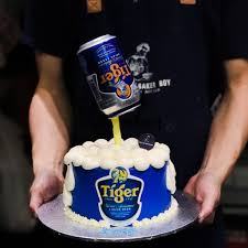 40th birthday cake for men. Customised Liquor Cakes Singapore
