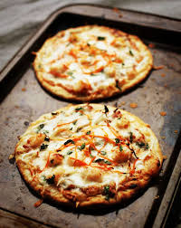 Thai Shrimp Pizza Recipe Kitchen Explorers Pbs Food Pbs Food Cooking Recipes Shrimp Pizza