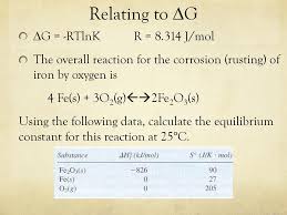 Look up the standard free energy of formation of h 2 o(g) and multiply by its. Equilibrium Ppt Download