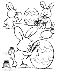 Easter coloring page with few details for kids printable easter coloring page to print and color Easter Coloring Pages