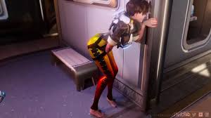 Tracer Surrenders To Tickling In Dvas Arcade- Joyful Porn