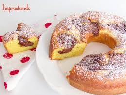 Ingredienti 250 gr di mascarpone 180 gr di zucchero 3 uova 220 gr di farina 16 gr di lievito per dolci. Ciambella Al Mascarpone E Nutella Imprastando