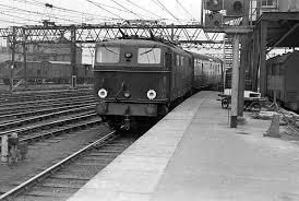 Manchester London Roadclass Em1 C1956 British Rail Rail Transport Train