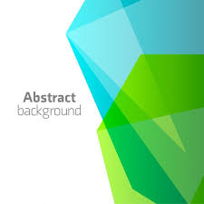 Fondo Geometrico Verde Y Azul Vector Gratis