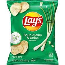 Lays Sour Cream And Onion Potato Chips Sour Cream And Onion Potato Chips Lays Potato Chip Flavors
