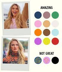 Choose whatever color you want! How To Match Your Clothes Like A Pro According To Your Hair Color