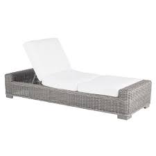 Check spelling or type a new query. Summer Classics Rustic Modern Oyster Grey Woven Wicker Outdoor Chaise Lounge Kathy Kuo Home