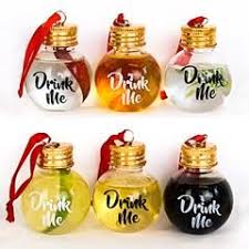 Drink Me Bored Of The Same Old Christmas Decorations Add Some Glitz And Glamour To Your Tree With These Fest Booze Gift Christmas Ornaments Christmas Baubles