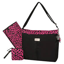 Disney Minnie Mouse Soft Fashion Tote Diaper Bag Black Fuschia Fashionable Diaper Bags Diaper Bag Tote Black Diaper Bag