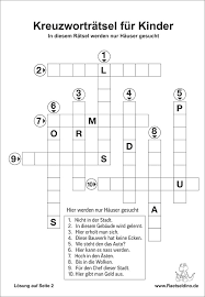 Die kreuzworträtsel liegen als pdf vor und können kostenlos ohne anmeldung oder registrierung heruntergeladen werden. Kreuzwortratsel Fur Kinder Und Jugendliche