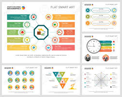Colorful Finance Or Banking Concept Infographic Charts Set Business