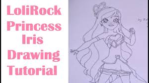 Right now i advise lolirock iris coloring pages for you this post is related with alvin and the chipmunks. Princess Iris Of Ephedia From Lolirock Drawing Tutorial No 1 Youtube