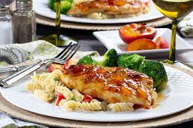Copycat Olive Garden Peach Moscato Chicken Recipe Chicken Recipes Easy Chicken Recipes Poultry Recipes