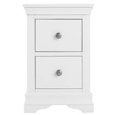 Whether it's somewhere to store your book or tablet in, pop your glasses down on or place a bedside lamp, a bedside table adds the perfect finishing touch to every bedroom. 2 Drawer White Bedside Table White Bedside Table White Bedside Drawers