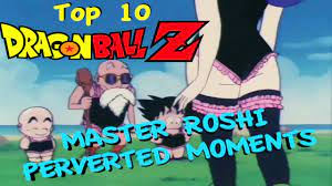 Top 10 Master Roshi Perverted Moments - YouTube