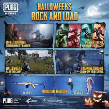 Pubg Mobile On Twitter The Spookiest Of Patch Notes For Halloweeks Log In Today For Awesome Rewards And Events Https T Co O4uwzq49aa Https T Co Uxo3z0rgje