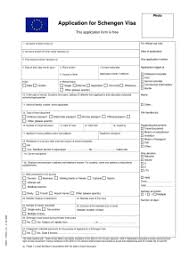 Germany Visa Information Requirements Application Form Passport Application Visa Information Application Form