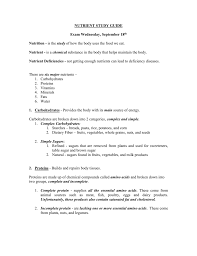 Foods 1 Nutrition Study Guide