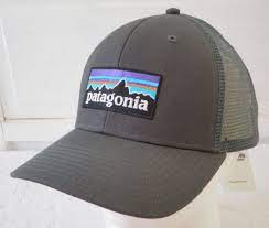 New Patagonia P6 Logo Trucker Hat Forge Gray Mesh Snapback Fitz Roy 38017 Cap Trucker Hat Hats Hats For Sale