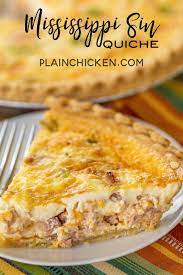 Mississippi Sin Quiche All The Flavors Of Our Favorite Dip In A Quiche Can Make Ahead And Refrigera Breakfast Brunch Recipes Quiche Recipes Delicious Quiche