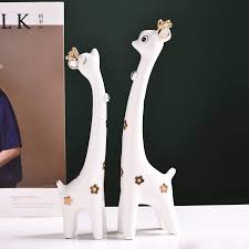 Maybe you would like to learn more about one of these? Buy Mayiaho Giraffe Statue For Home Decor Small Shelf Decor Accents Items Clearance Living Room Ceramic White Animal Small Figurines Sculpture Giraffe Lovers Table Top Ornaments Online In Indonesia B08t9xq4bd