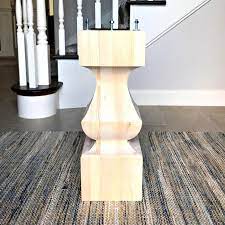 We chose this awesome finish. Diy Wood Pedestal Table Base Build Plans Abbotts At Home