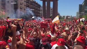 All information about liverpool (premier league) current squad with market values transfers rumours player stats fixtures news. Sea Of Red As Liverpool Fc Fans Take Over Madrid With Spine Tingling Rendition Of You Ll Never Walk Alone North Wales Live