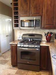 Which is the best color for slate appliances? Perrysk S Image Affordable Farmhouse Kitchen Slate Kitchen Slate Appliances