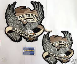 Make no mistake, if your looking for high quality patches, your journey ends here. Abzeichen Aufnaher Harley Davidson Patch Ride To Live Eagle B S Aufnaher Live To Ride Auto Motorrad Teile