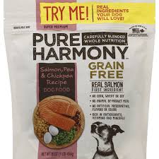 Pure harmony® foods for dogs are prepared with wholesome, real ingredients formulated to provide optimal nutrition and satisfaction. Pure Harmony Dog Food Grain Free Salmon Pea Chickpea Recipe Home Floral The Markets