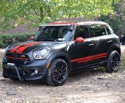 you don t have to be mini to drive one here s 7 ft tall marshall plumlee s new mini john cooper works countryma mini cooper mini countryman mini cooper custom