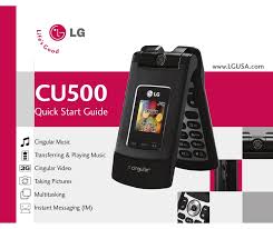 LG CU500 QUICK START MANUAL Pdf ...