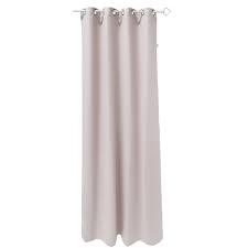 Rideau Occultant A Oeillets Pour Porte Fenetres Rose Pale Rideau Occultant Thermique Rideau Et Voilage Linge De Maison Gifi