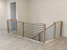 This safety feature also gives stairs a visual presence and can make a staircase a work . Modern Stair Railing Only 12 50 Stacked Cap 4000 For 3 1 4 Newels