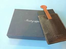 Check spelling or type a new query. Montegrappa Top Italian Leather Business Credit Card Case Brown Pull Tab Mint Ebay