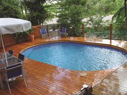 Pin By Direct Pool Supplies On Sterns Above Ground Pools Backyard Pool Oval Pool Pool Landscaping