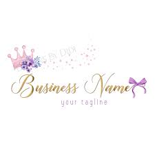 See more ideas about logo inspiration, logo design, branding design. Custom Logo Design Purple Gold Logo Premade Logo Design Etsy Baby Logo Design Custom Logo Design Gold Logo Design