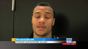 Bryson Scott battling for starting point guard job at Purdue.