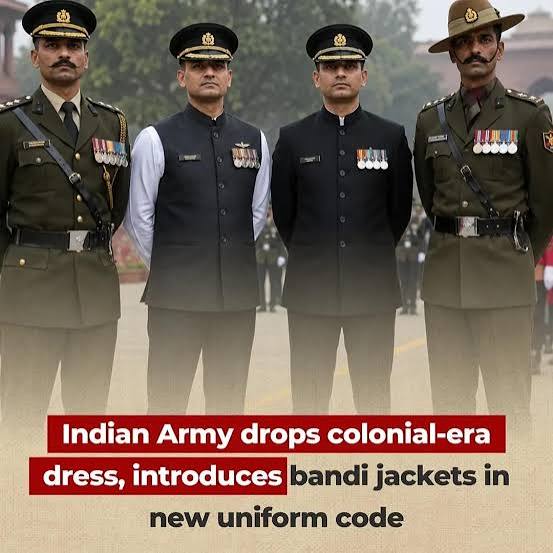 Indian Army announces new uniform code: British-era customs removed : r/TeenIndia