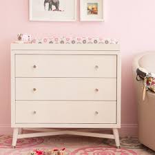 Dresser Converts To A Changing Table Dwellstudio Furniture Mid Century Dresser In French White Mid Century Dresser Nursery Room Furniture Dresser Furniture